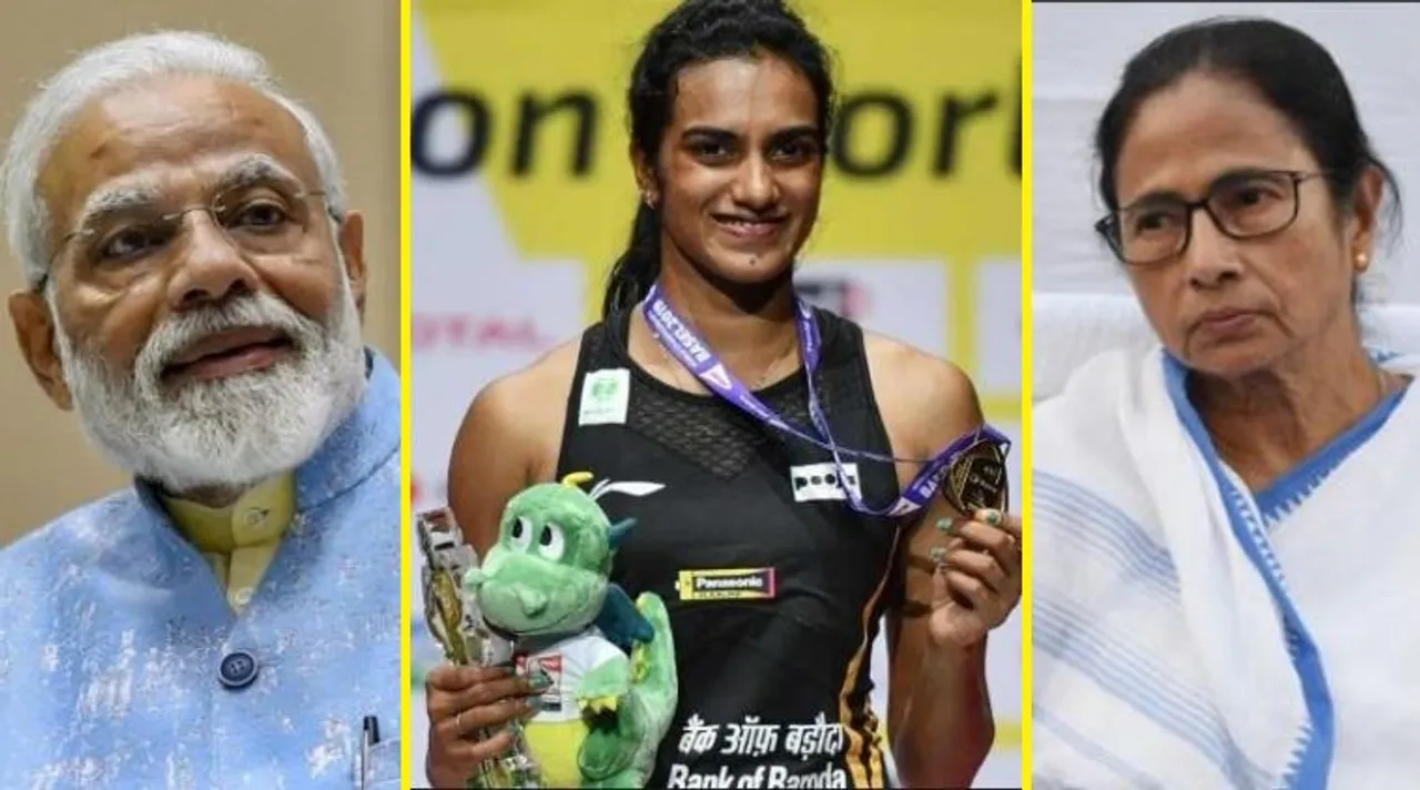 Modi-Mamata congratulates PV Sindhu