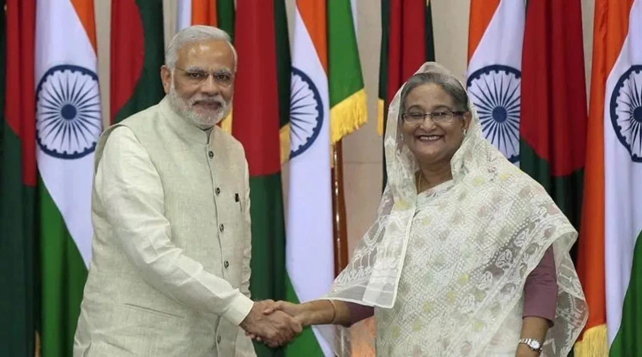 modi hasina meetng