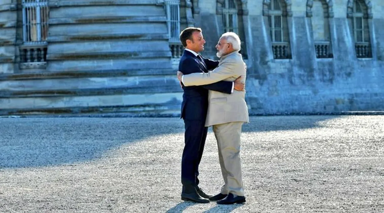French President Emmanuel Macron, ম্যাক্রন, ইমান্যুয়েল ম্যাক্রন, ফ্রান্সের প্রেসিডেন্ট, pm narendra modi, প্রধানমন্ত্রী নরেন্দ্র মোদী, নরেন্দ্র মোদি, মোদী, jammu kashmir, জম্মু কাশ্মীর, imran khan, ইমরান খান, article 370, ৩৭০ ধারা