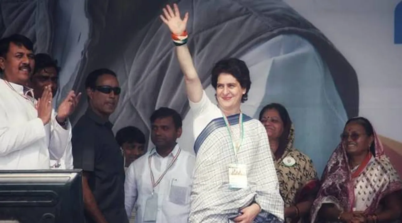 Priyanka gandhi. Unnao