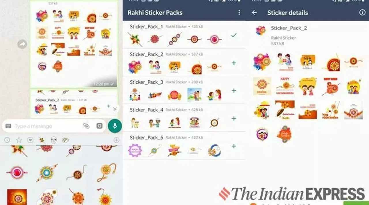 Rakhi Whatsapp Stickers, Raksha Bandhan Whatsapp Stickers