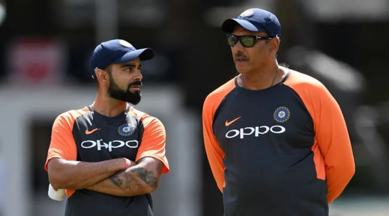 ravi shastri with virat kohli