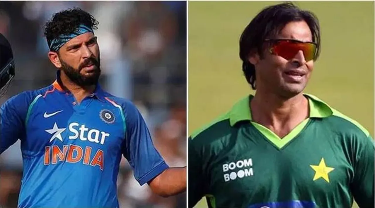 shoaib akhtar and yuvraj singh