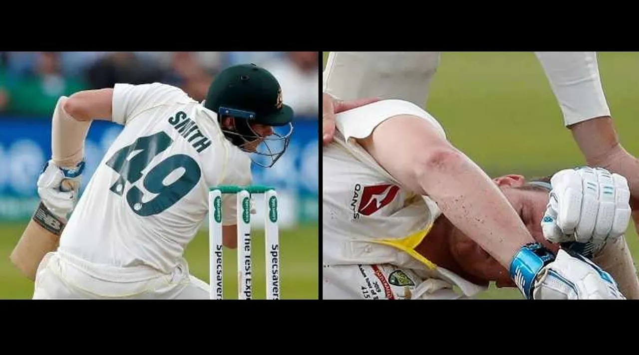 Steve Smith hit by 148.7 kmph bouncer from Jofra Archer
