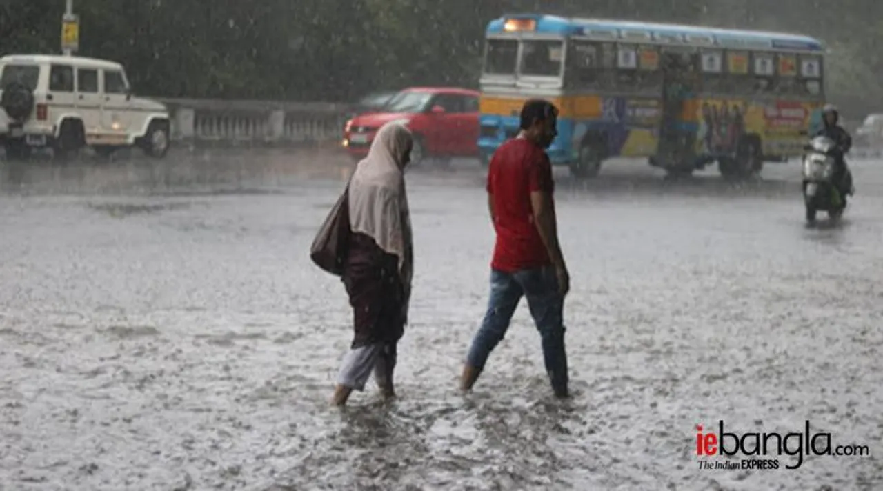rain, বৃষ্টি, kolkata heavy rain, কলকাতায় তুমুল বৃষ্টি