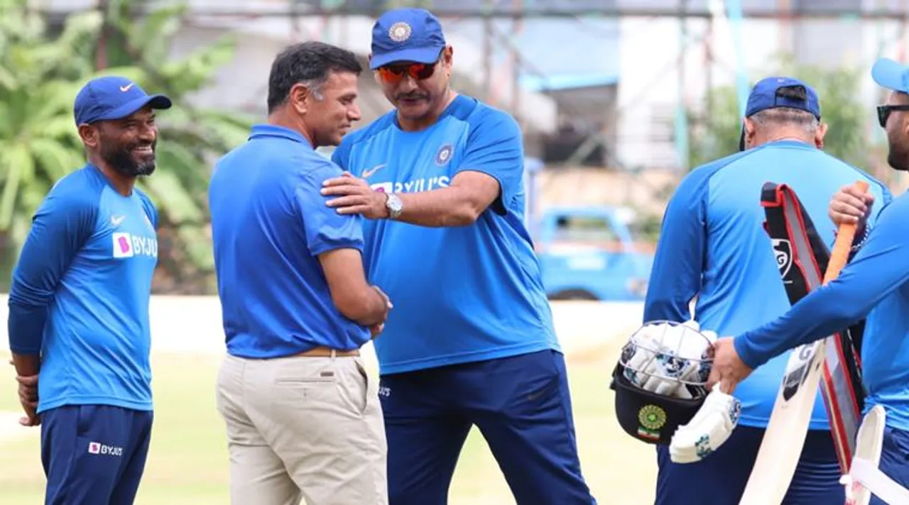 Rahul Dravid with team India