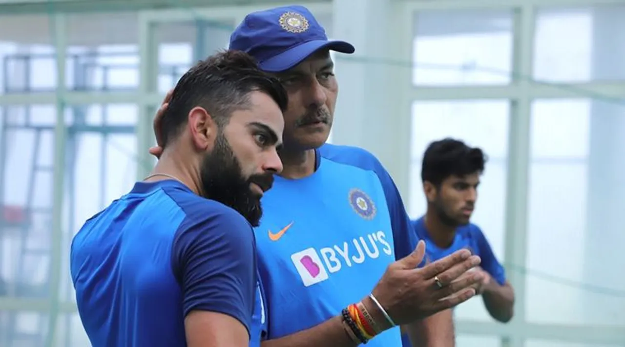 Virat Kohli and Ravi Shastri