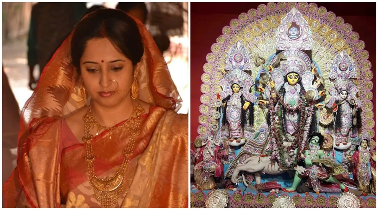 Bonedi Barir Pujo Charu Bhaban Durga Puja story shared by actress Ishita Chatterjee