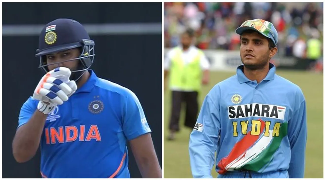 rohit sharma and sourav ganguly