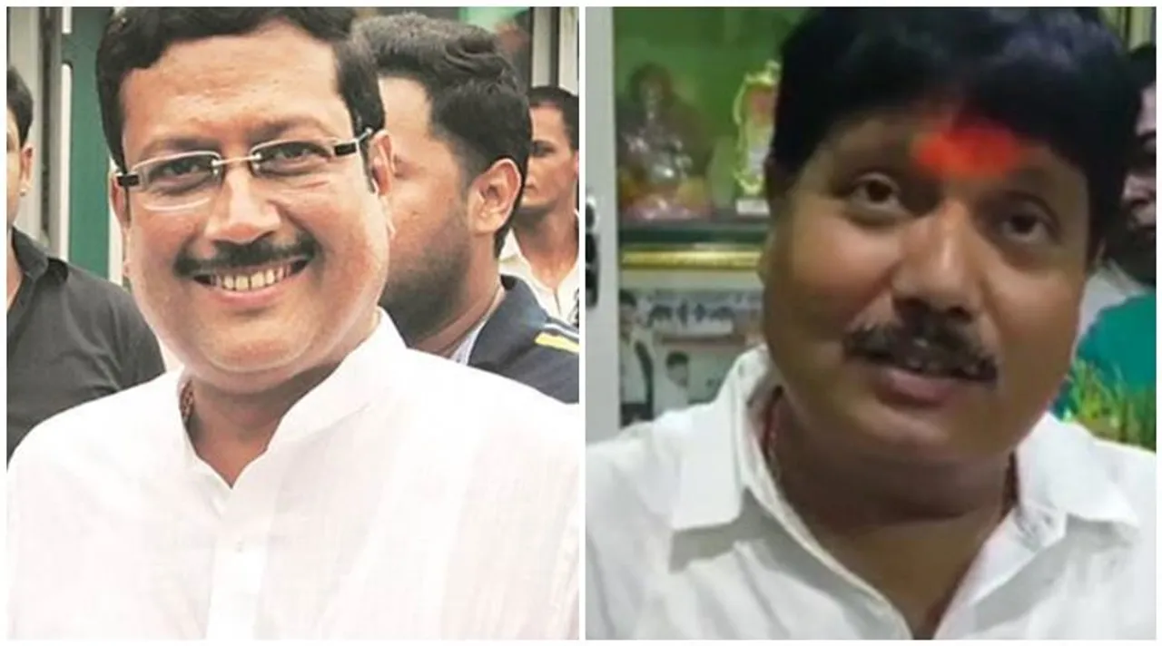 Sabyasachi Dutta meets with Arjun Singh, সব্যসাচী-অর্জুন সাক্ষাৎ , সব্যসাচী দত্ত, সব্যসাচী, গণেশ পুজো, মুকুল রায়, সব্যসাচীর খবর, Sabyasachi Dutta, ganesh pujo, dilip ghosh, mukul roy, মুকুল রায়, দিলীপ ঘোষ, sabyasachi dutta news