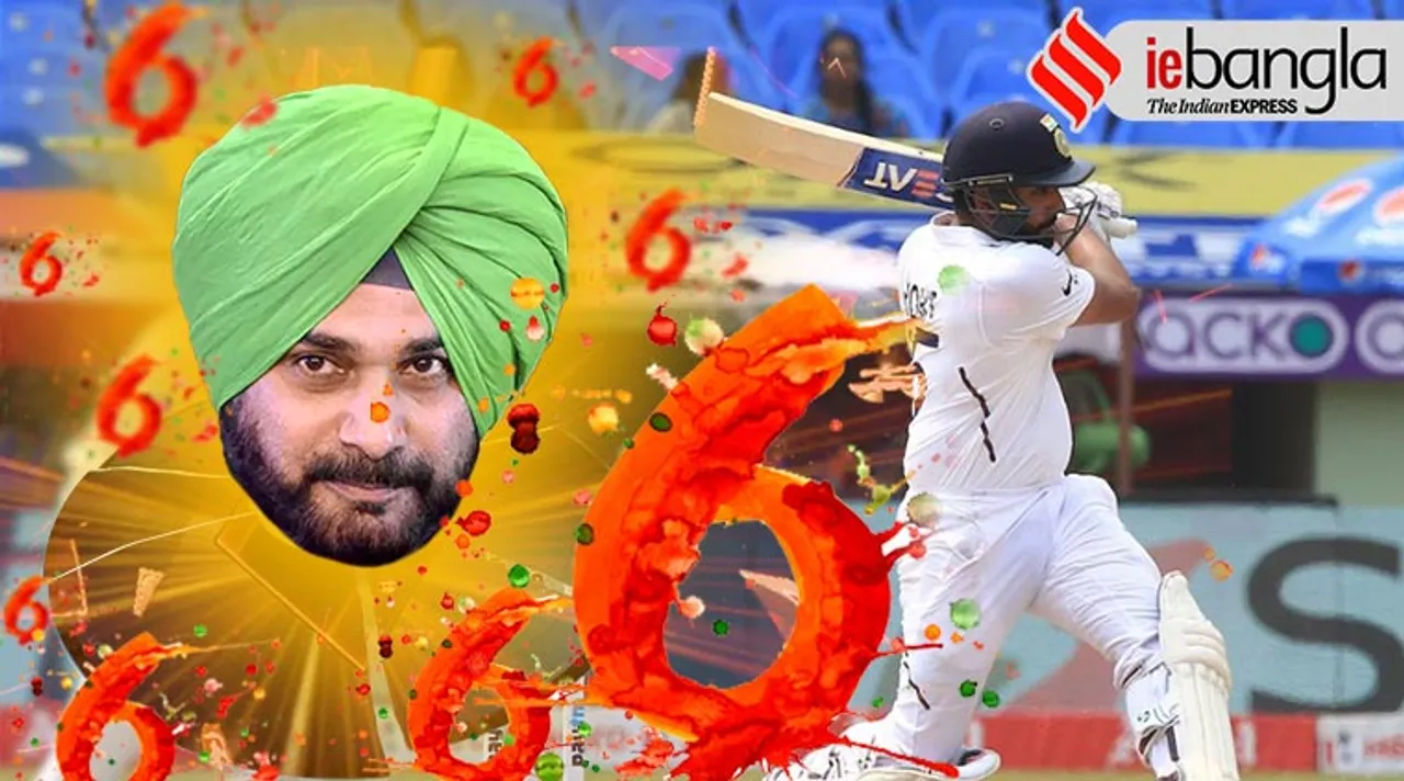 Rohit Sharma hits most sixes for India in a Test: