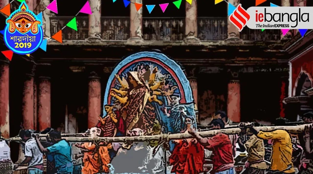 childhood durga puja kolkata