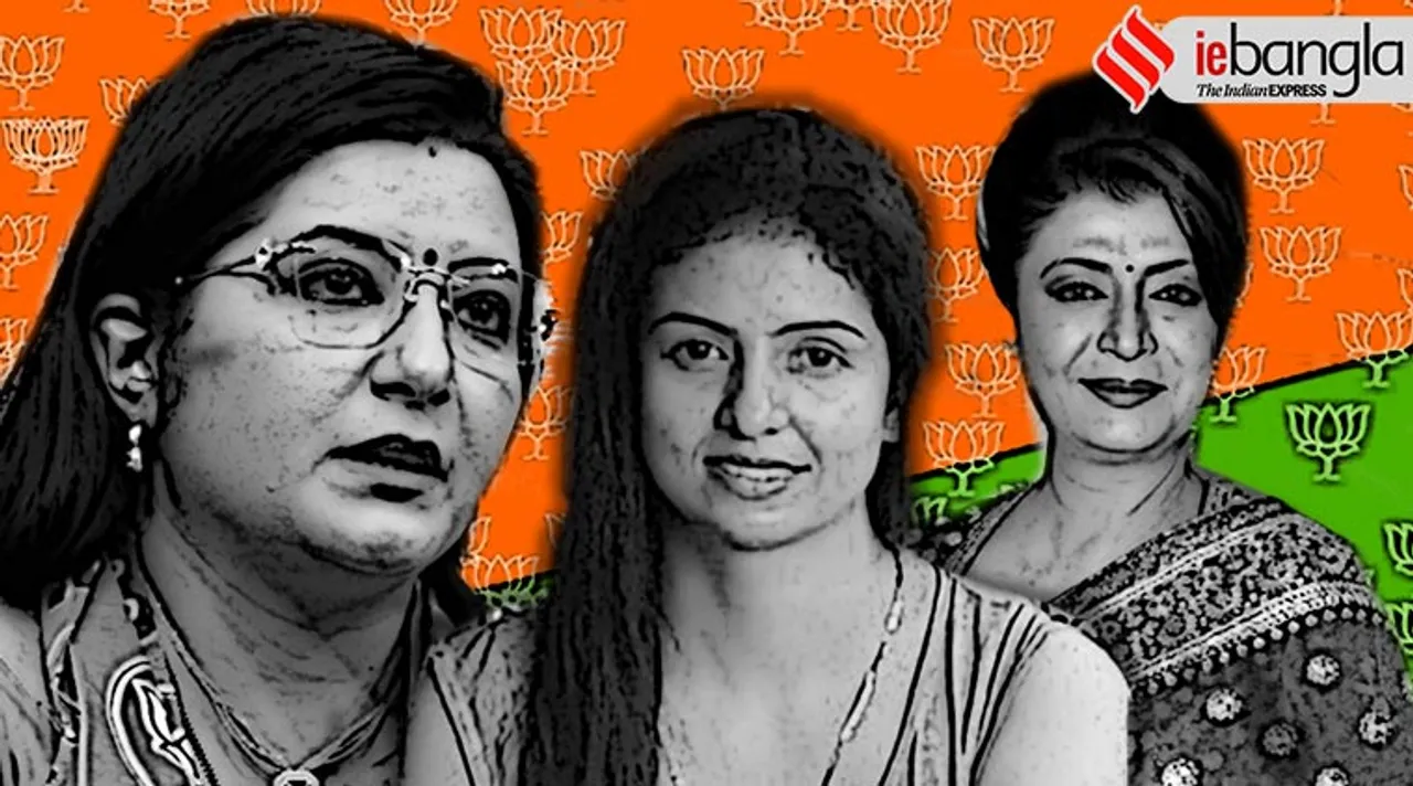 BJP, Baisakhi Banerjee, Hasin Jahan and Debashree