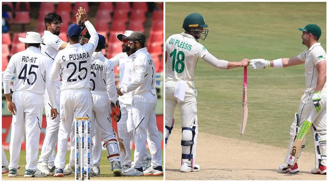 Dean Elger and De Kock centuries help South Africa fight back India's huge score on board