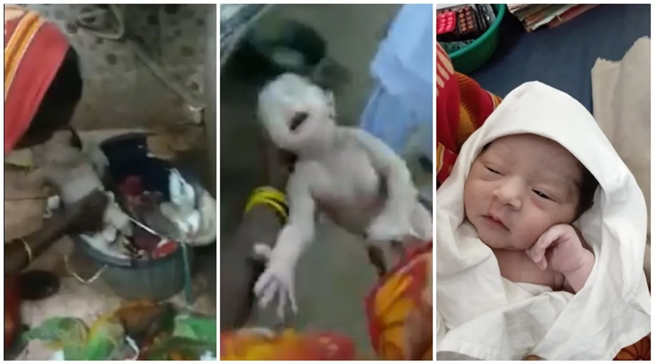 newborn baby dumped in bin