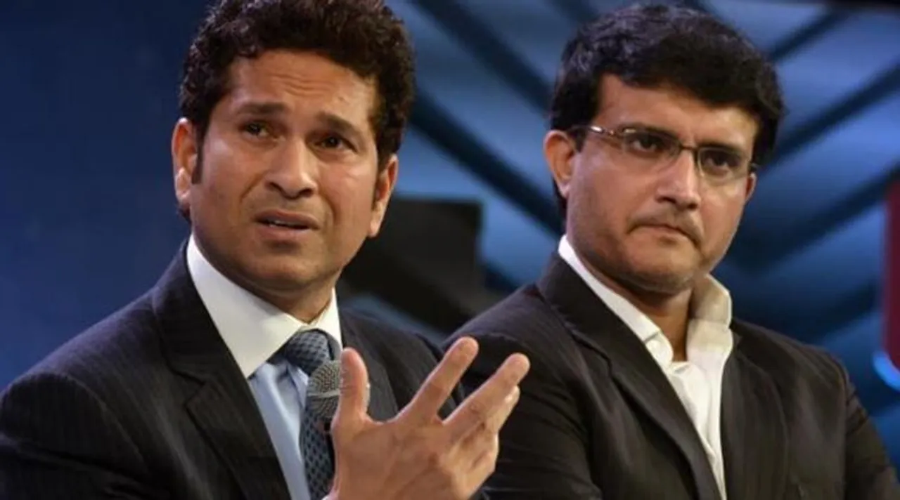 Sachin tendulkar and sourav ganguly