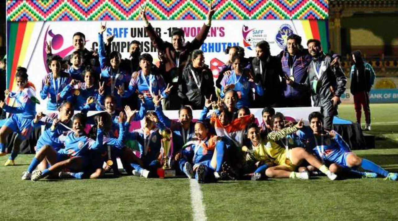 India Pip Bangladesh to Clinch SAFF U-15 Women's Championship