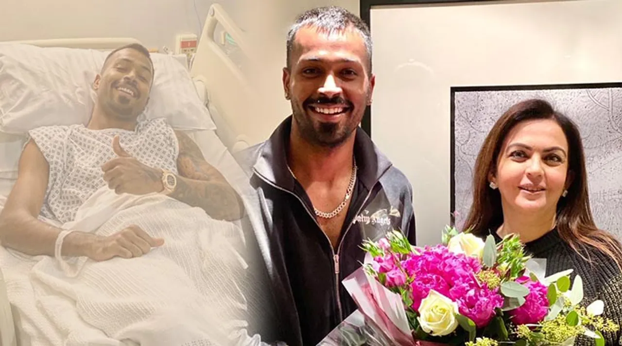 Hardik Pandya thanks Nita Ambani for visiting him in London