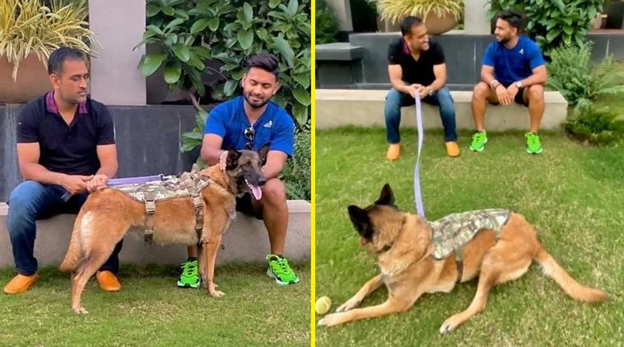 Rishabh Pant spends time with MS Dhoni