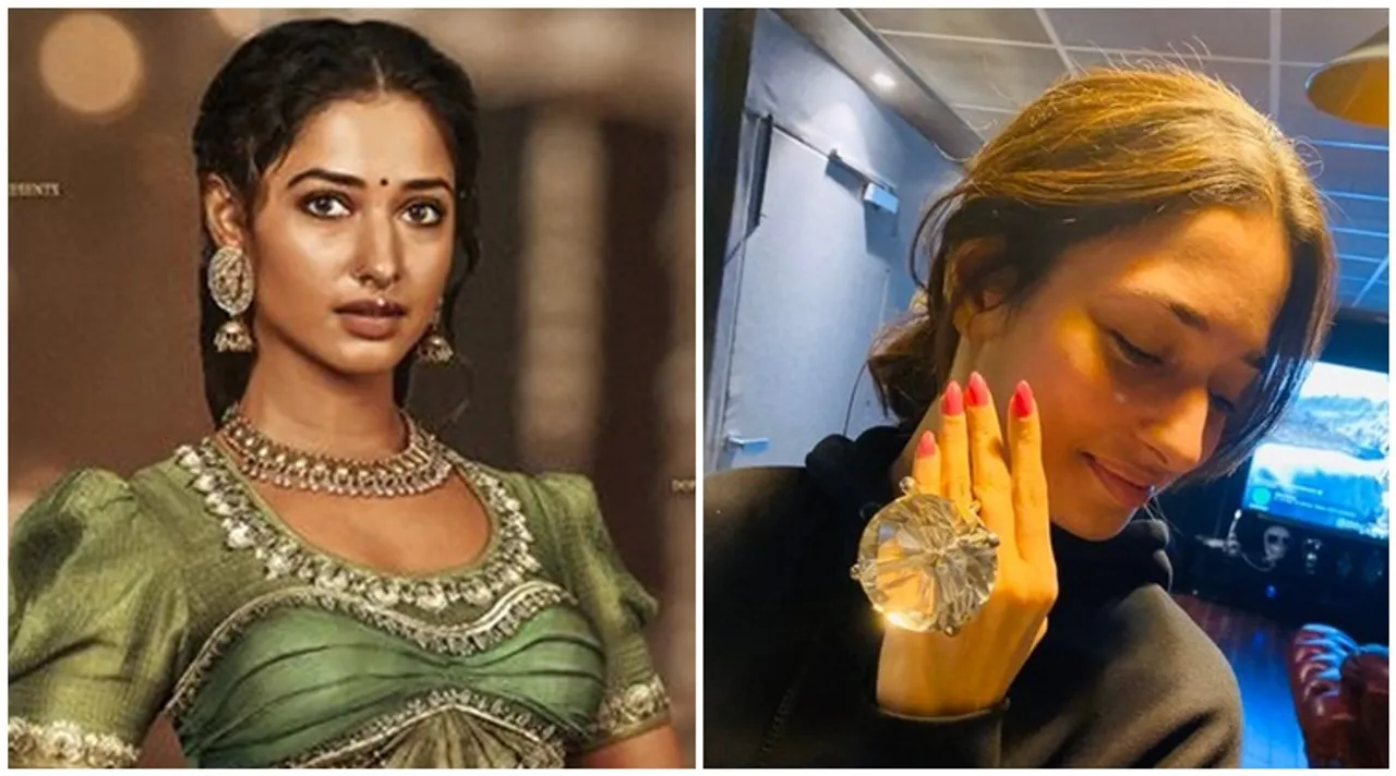 Tamannah Bhatia receives World's fifth largest diamond set in a ring worth 2 crores as a gift