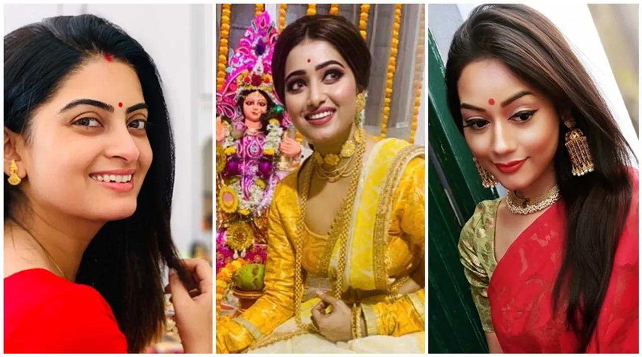 Bengali television actresses Laxmi Puja 2019