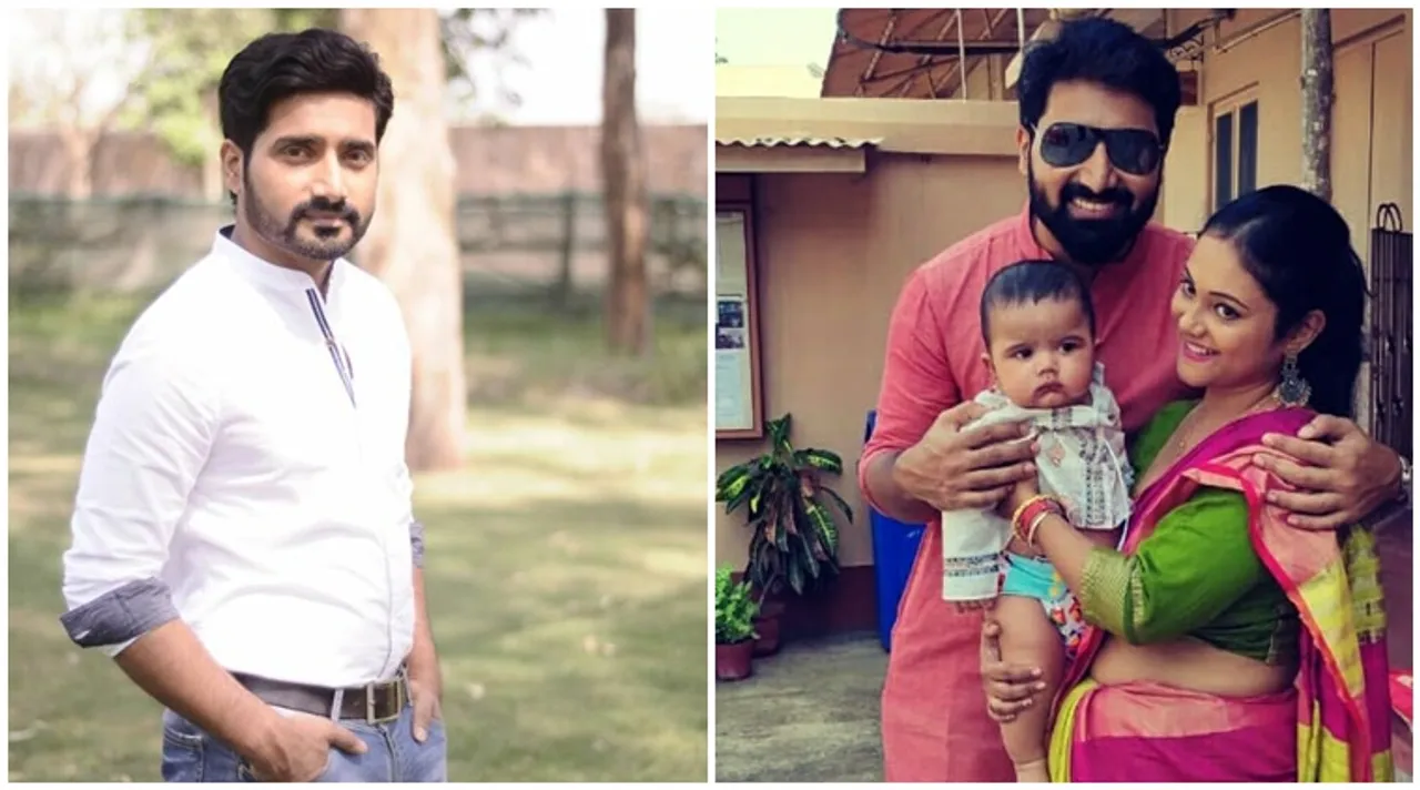 Star Jalsha Ke Apon Ke Por actor Biswajit Ghosh son first rice at Ramakrishna Mission