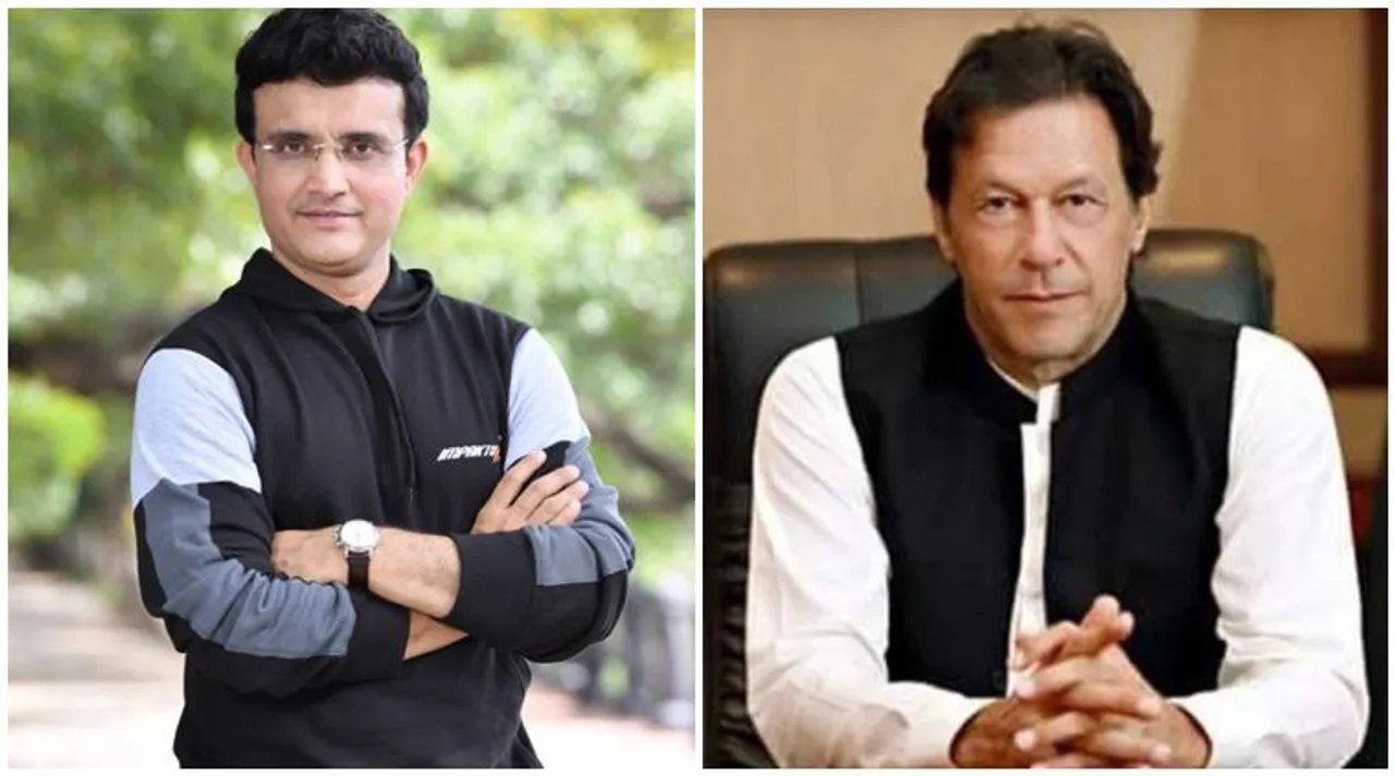 sourav ganguly and Imran Khan