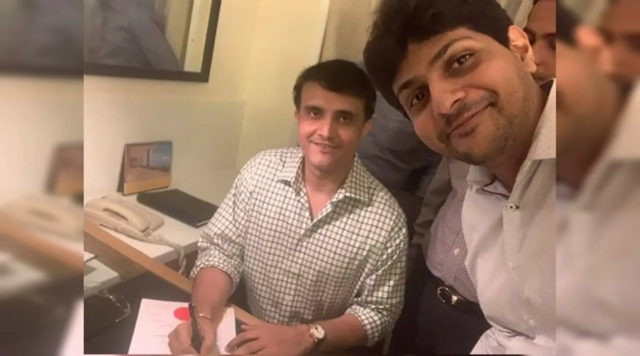 sourav ganguly with avisekh dalmiya