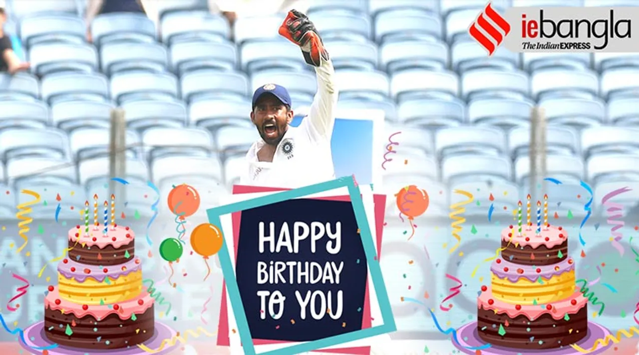 Cricket fraternity wishes Wriddhiman Saha on his 35th birthday