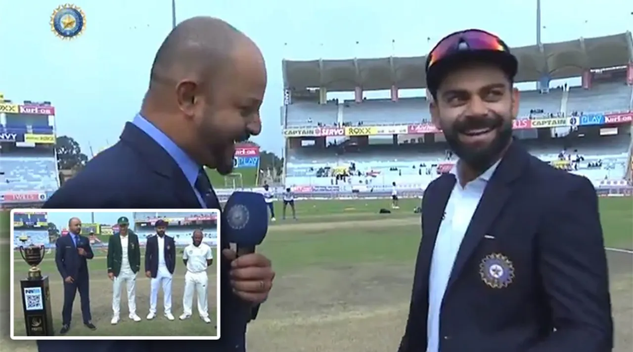 Faf du Plessis’ proxy-skipper loses toss too, Virat breaks into laughter