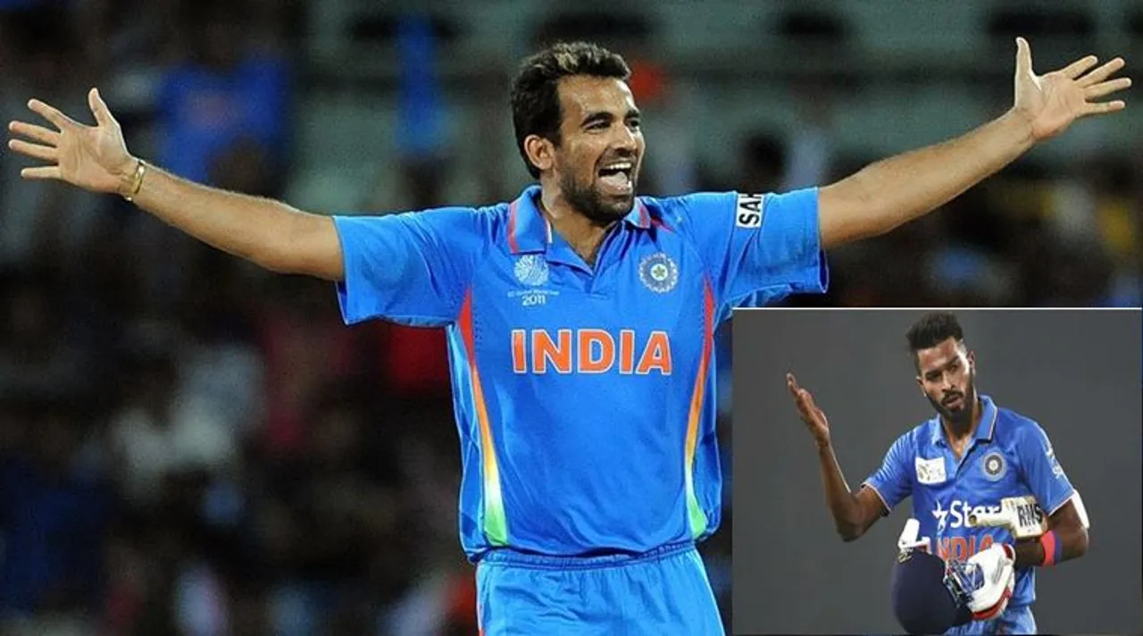 zaheer khan and Hardik Pandya