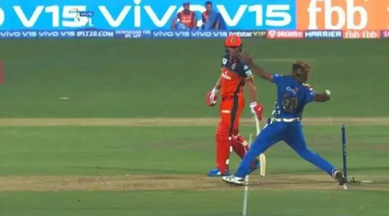 Lasith Malinga no ball