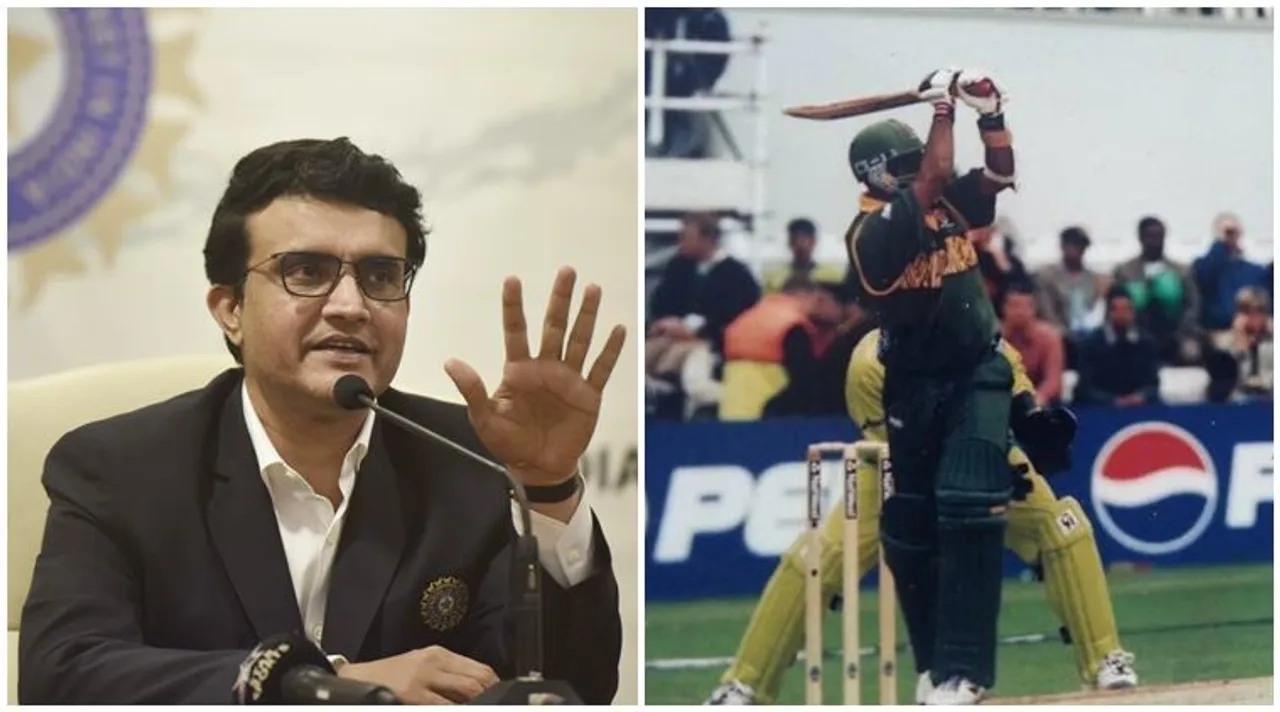 Sourav Ganguly and Shahriar Hossain Biddut