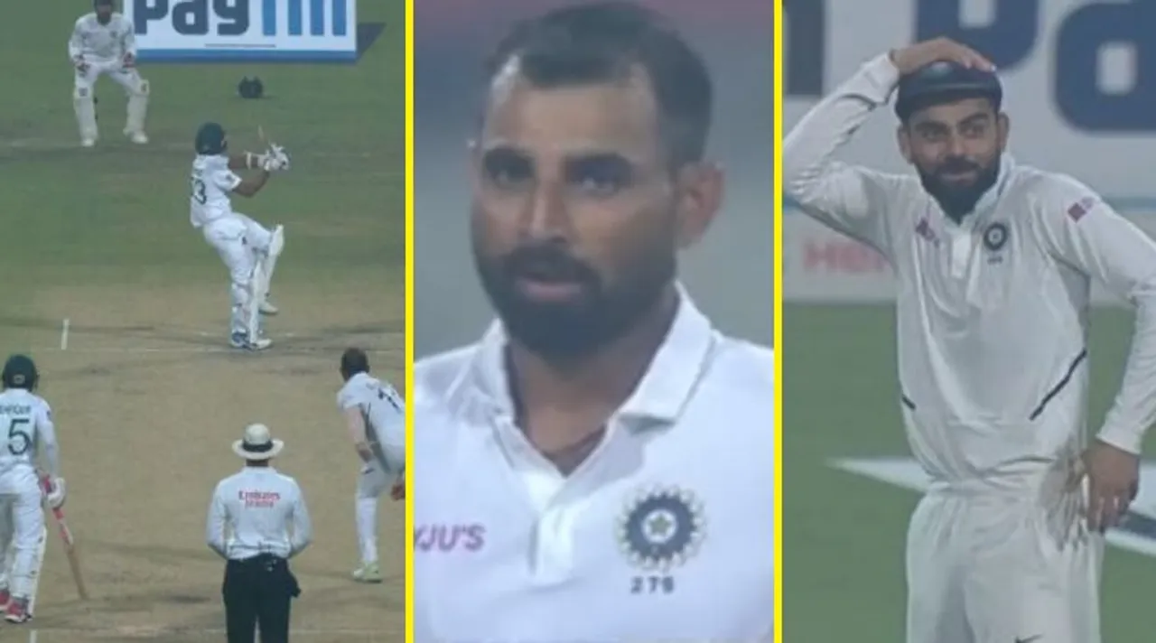 Mehidy Hasan's bizarre six leaves Virat Kohli stunned