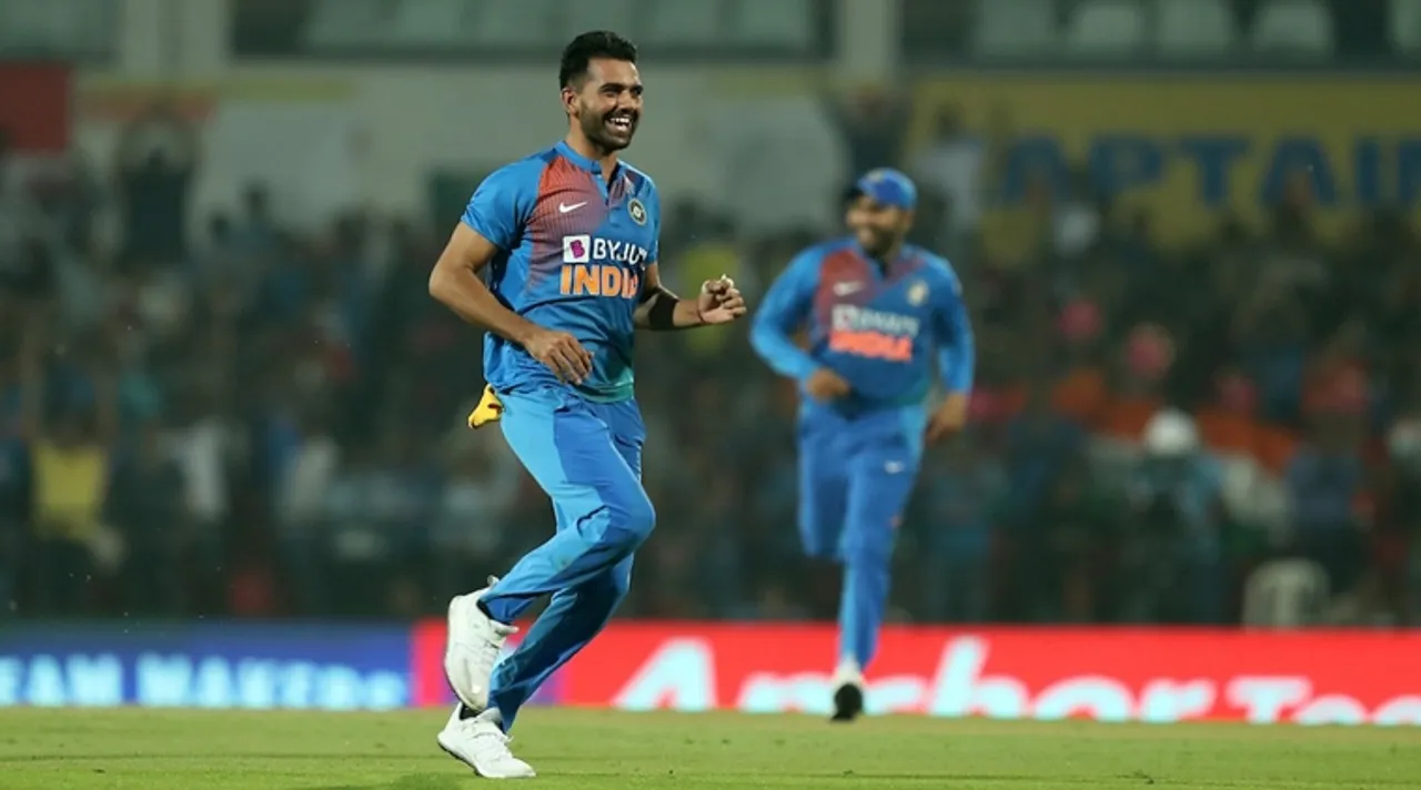 deepak chahar hat trick