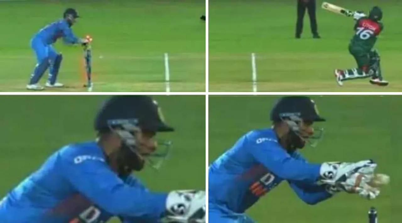 Rishabh Pant messes up an easy stumping; gives lifeline to Liton Das