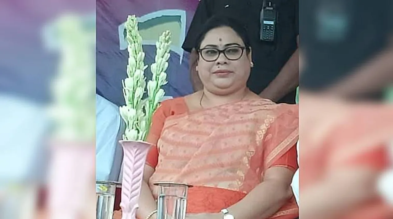MP Debasree chaudhuri faces protest go back slogan during visit gosaba