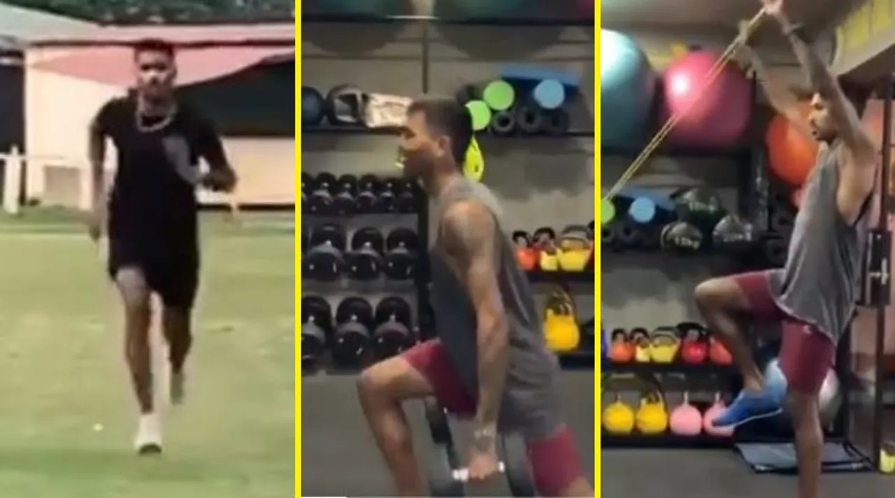 Hardik Pandya steps up recovery process after back surgery