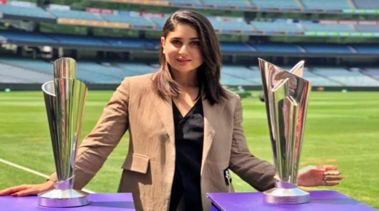 Kareena Kapoor unveils T20 World Cup trophies