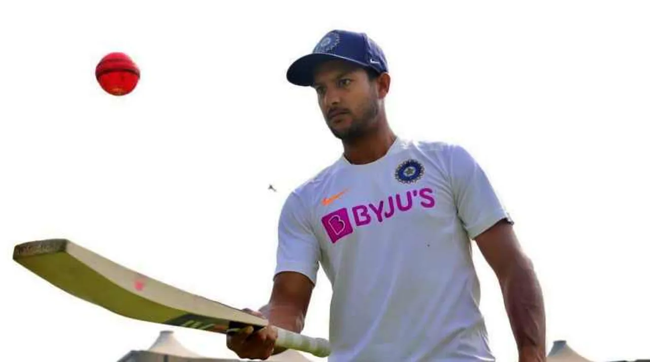 Mayank Agarwal on verge of becoming fastest Indian to score 1000 Test