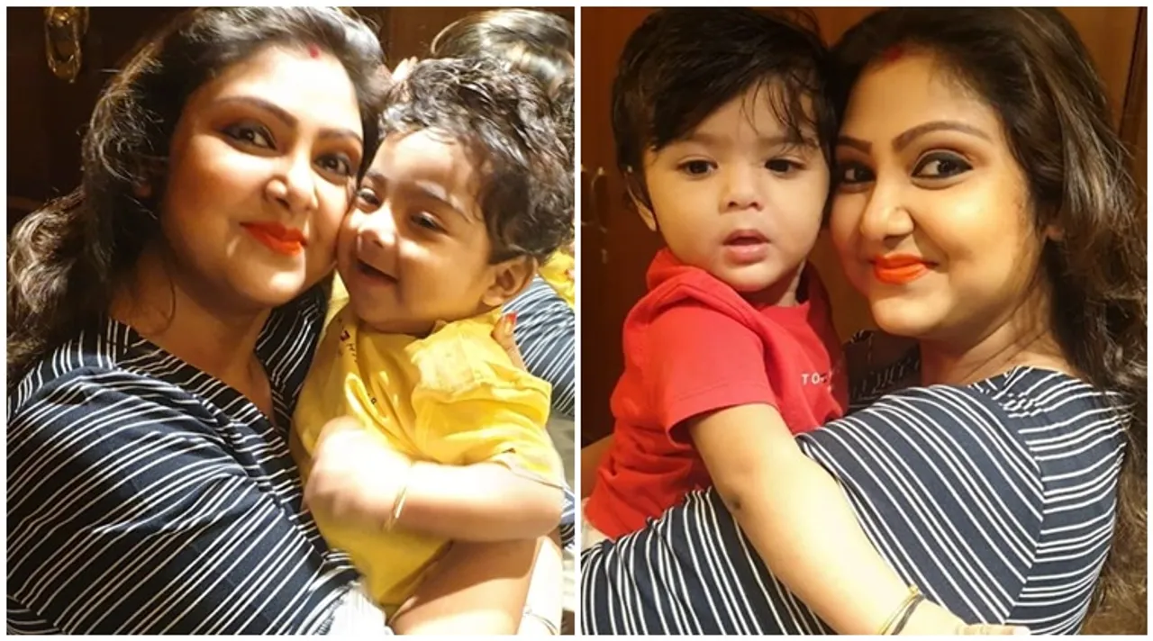 Bengali Film and TV actors with their children