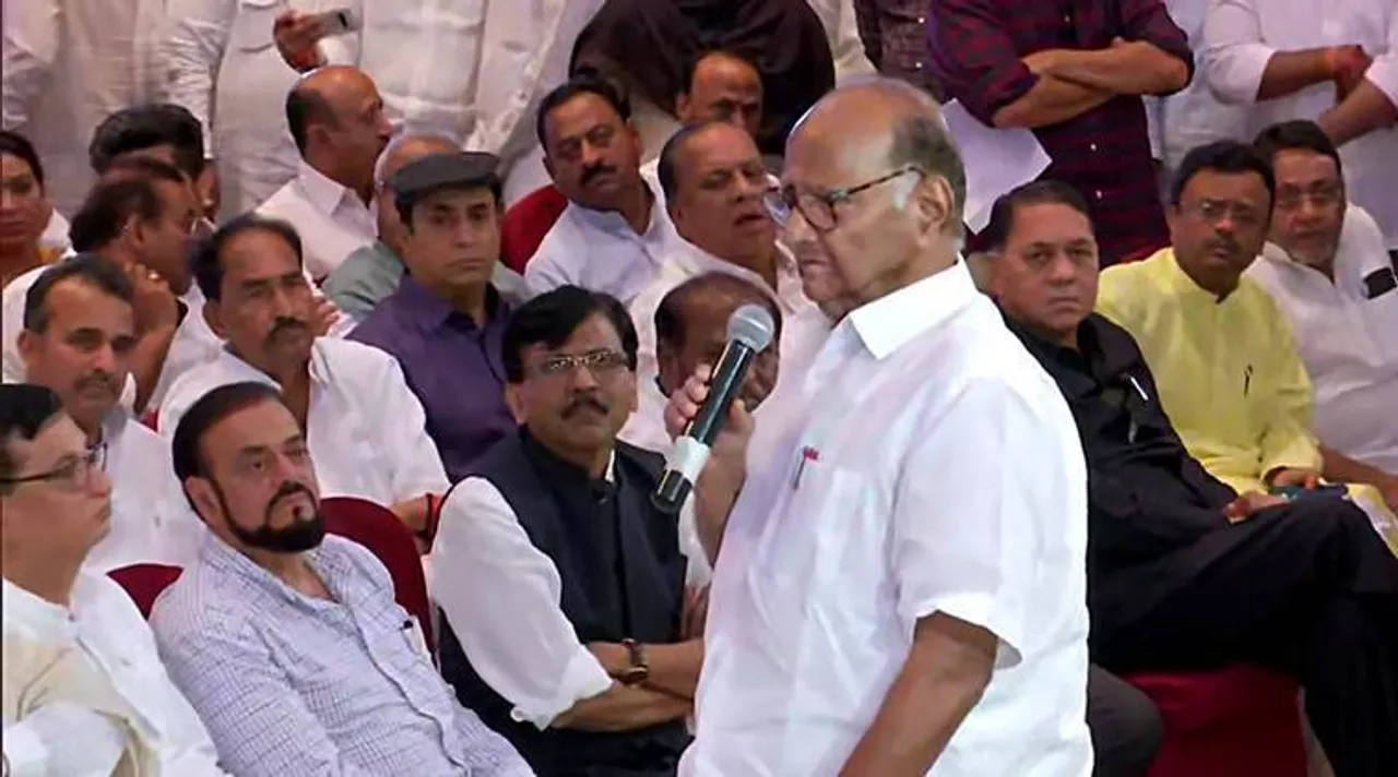 Elgaar parishad, Sharad Pawar