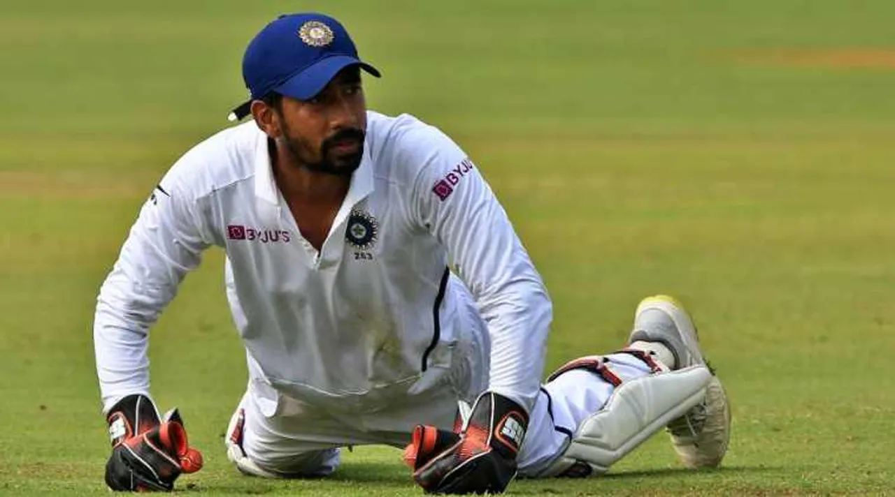 Wriddhiman Saha earns plaudits for pink ball show
