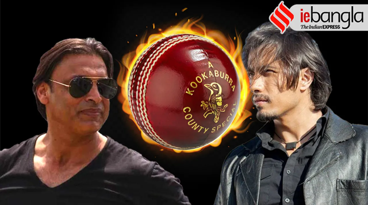 Shoaib Akhtar was back on the cricket field as he decided to bowl a toe-crushing yorker to highly popular actor Ali Zafar.