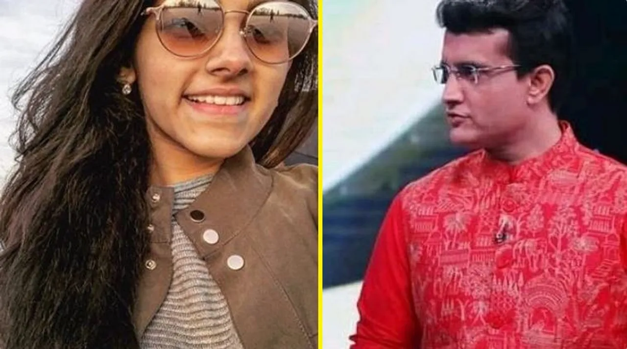 BCCI president Sourav Ganguly trolled by daughter Sana