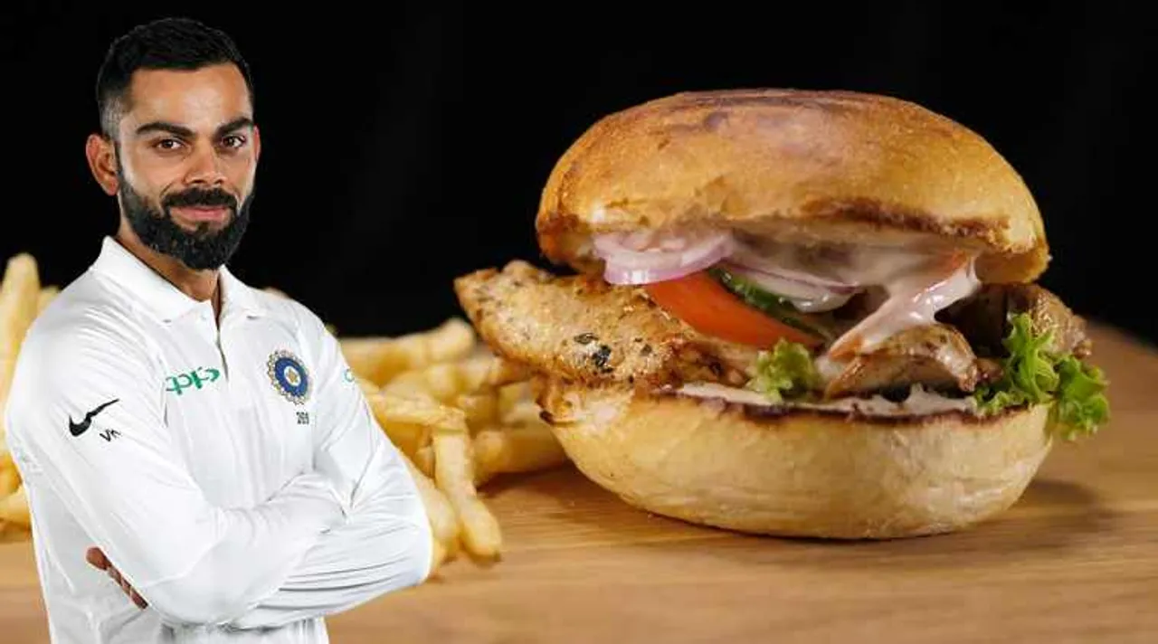 Virat Kohli Rewarded Himself with  Chicken burger, chocolate shake after 235 vs England