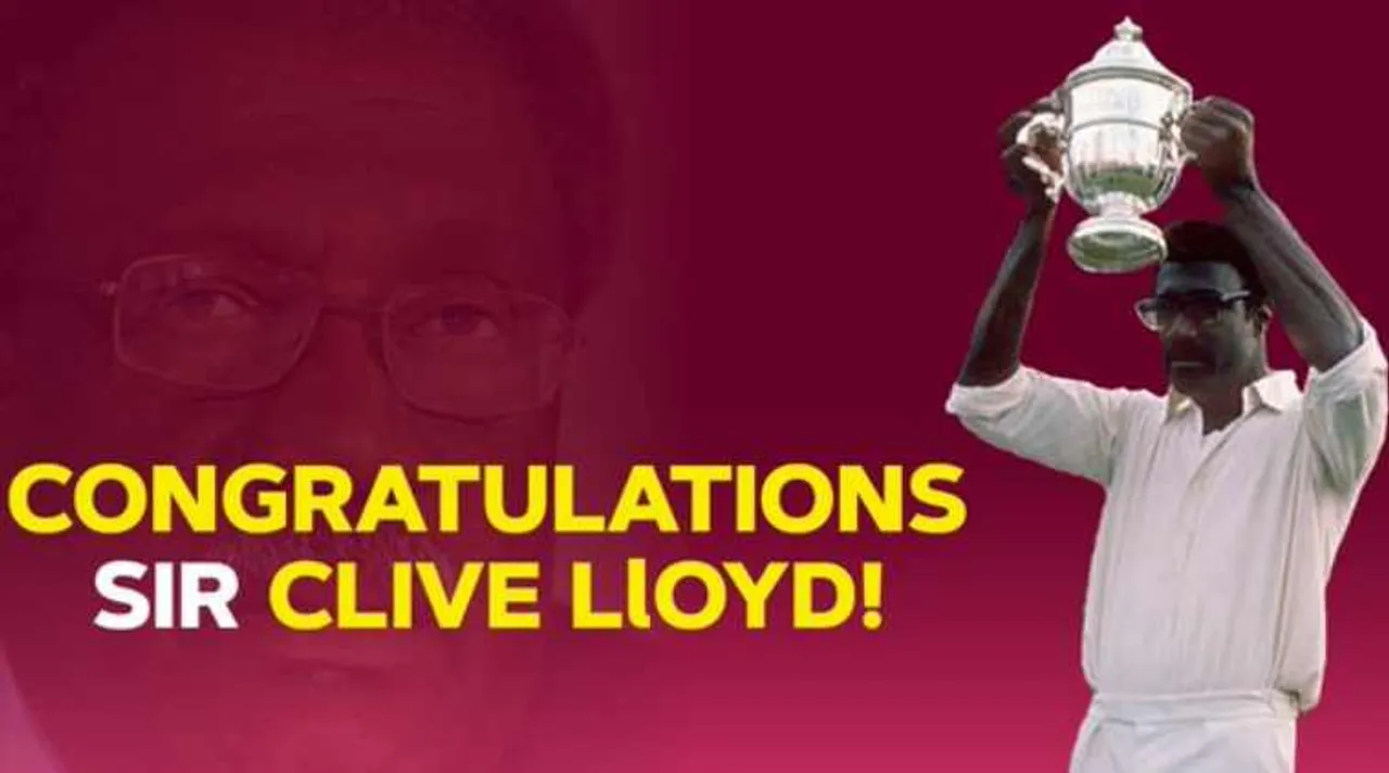 Clive Llyod is all set to receive knighthood