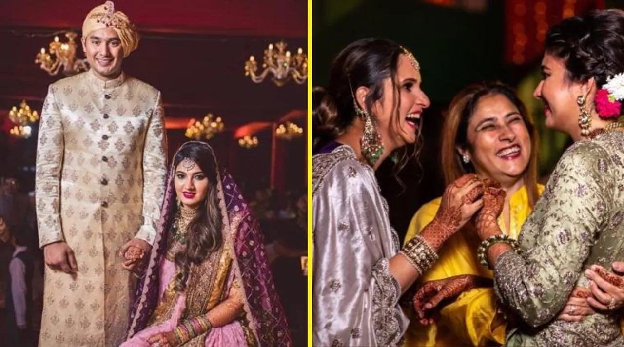 Sania Mirza's sister Anam marries cricketer Mohammad Azharuddin's son Asad