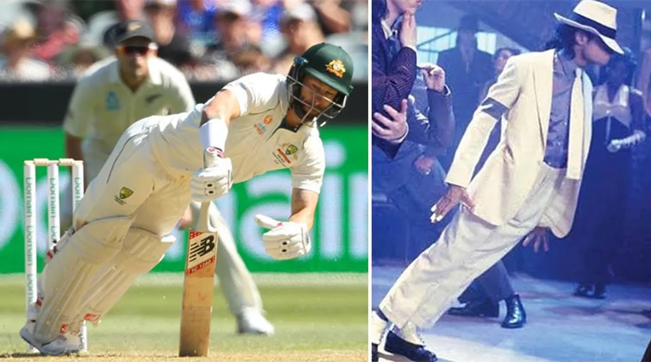 Matthew Wade just literally did a 'Michael Jackson move