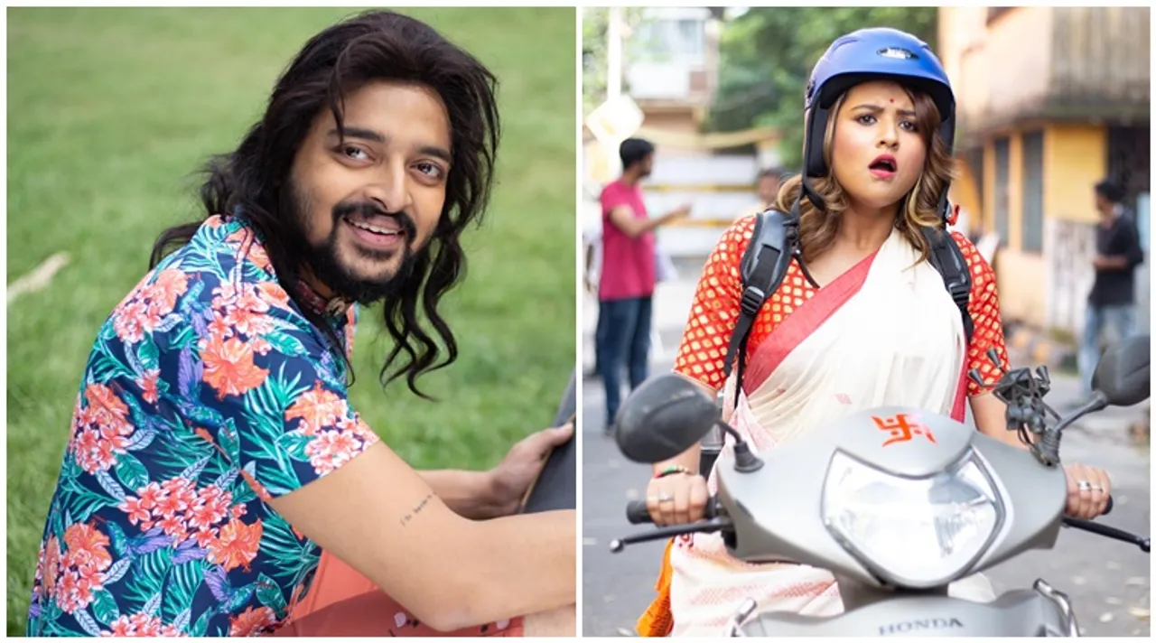 Saurav Das Rupsha Chatterjee in Zee Bangla Cinema Original Hey Bhagoban